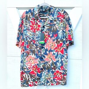 🔥Closet Clearout!🔥 Perry Ellis Bittersweet Tropical Button Down Shirt